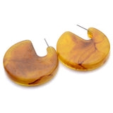 Sale 2018 Acrylic Resin Earrings For Women Geometry Big Circle Earrings Fashion Jewelry