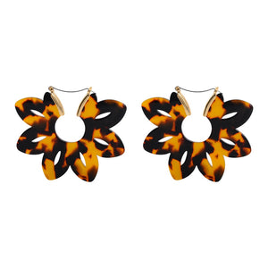 resin earrings, acrylic earrings, hoops, cheetah prints, tortoise shell earrings, leopard print hoop earrings