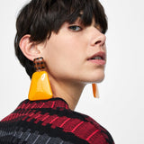 Vedawas ZA Geometric Statement Earrings For Women Jewellery Dangle Luxury Resin Earrings For Female Gifts Accessories xg1974
